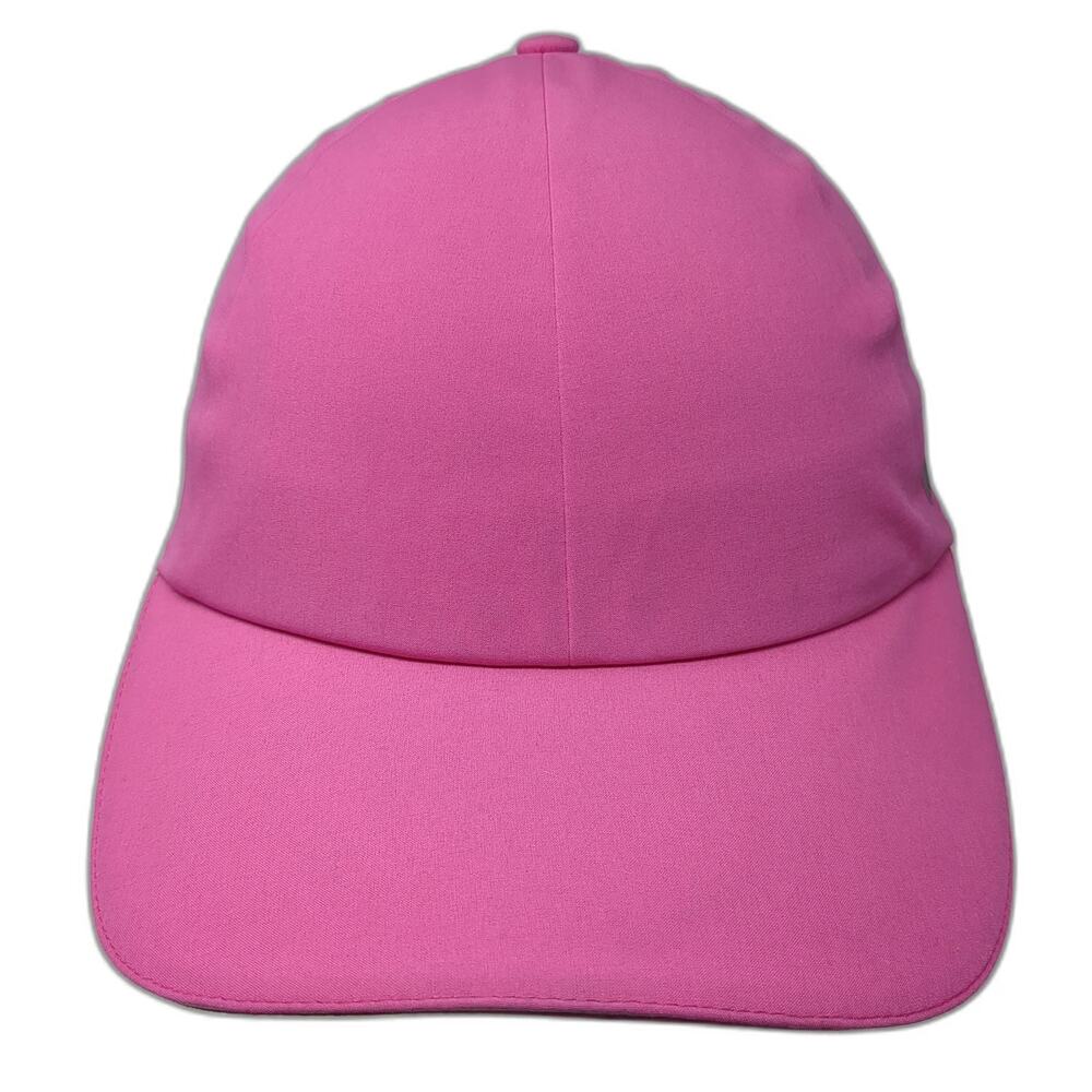 Lululemon Pink Baseball Cap One Size Reflective Trim Strapback Athletic Hat